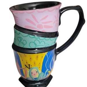 Disney Alice In Wonderland Mad Hatter Stacked Mug Mary Blair 70th Anniversary